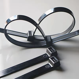 Hot-bán chuyên nghiệp nhiệm vụ nặng nề tự khóa tái sử dụng Tie kết thúc tốt đẹp màu đen trắng 4/6/8/<span class=keywords><strong>10</strong></span> inch Nylon 66 quan hệ cáp - Product Image 3