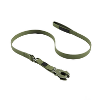 Fabricant interne de laisses pour animaux de compagnie en sangle de dentelle enduite de PU/PVC, imperméables et inodores, avec mousqueton pivotant à 360°, personnalisables, source OEM