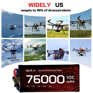 Mới nhất tùy chỉnh pin <span class=keywords><strong>Lithium</strong></span> <span class=keywords><strong>ion</strong></span> 8S 76000mAh 10c 30V Pin <span class=keywords><strong>lithium</strong></span> <span class=keywords><strong>ion</strong></span> gói cho Drone trạng thái rắn Li <span class=keywords><strong>Ion</strong></span> pin cho UAV - Product Image 3