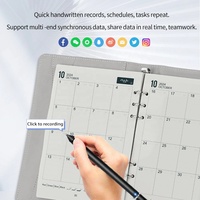 Carnet Intelligent d'IA Cadeau d'Affaires Personnalisé A5 Cahier en Papier Intelligent Intelligent avec Stylo Numérique