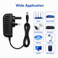 Adaptateur secteur AC/DC 5V 3A en gros, prise UK 5,5x2,5mm, adaptateur mural 15W pour projecteur LED et lampe de bureau