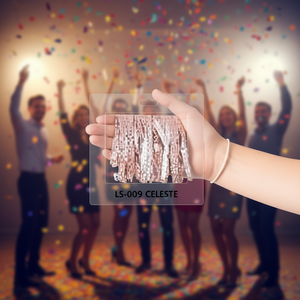 Accesorios Temáticos LS-009 Celeste, Impresión Digital en Plástico, Corte Princesa, Accesorio para Cabina de Fotos - Product Image 2