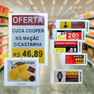 Oem 1.54 2.13 2.66 2.9 3.5 4.2 5.83 7.5 10.2 Inch Black/White/Red/Yellow Esl Epd Electronic Label Epaper E Ink Display <b>Price</b> <b>Tag</b> - Product Image 2