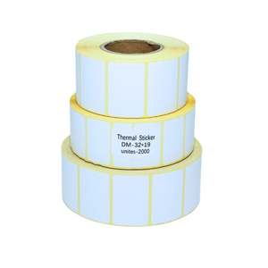 Impresión de Códigos de Barras para Empaque de Alimentos, Rollo de Etiquetas de Transferencia Térmica Directa Identificadas, Pegatinas Personalizadas Autoadhesivas - Product Image 4
