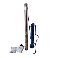 Pompe submersible pour puits profond en acier inoxydable 1,5 CV OEM (220V) à haute pression et haut débit pour l'irrigation domestique et l'agriculture
