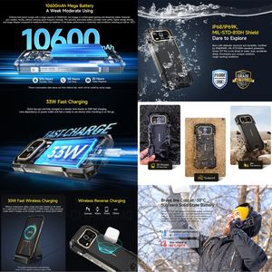 โทรศัพท์มือถือ <span class=keywords><strong>Ulefone</strong></span> <span class=keywords><strong>Armor</strong></span> 27T Pro 5G ของแท้, 2025ถ่ายภาพความร้อน256GB มองเห็นกลางคืนใช้ได้ทั้งโทรศัพท์ระบบแอนดรอยด์14 5G - Product Image 5
