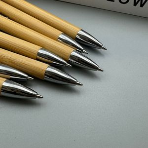 Thân Thiện Với Môi Tre Có Thể Thu Vào Bấm Vào Bút Cổ Điển Bằng Gỗ Động Vật Bút Cơ Thể Biểu Tượng Tùy Chỉnh 1.0Mm Chiều Rộng Bằng Văn bản Khuyến Mại Bằng Gỗ Bút - Product Image 4