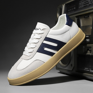 Soldes Exceptionnelles 2024 : Nouvelles Chaussures de Skateboard Blanches pour Hommes – Baskets Tendance à Lacets, Confortables pour la Marche, Personnalisables, Style Streetwear - Product Image 4