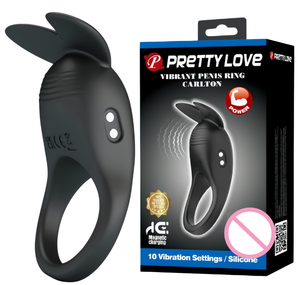 Wholesale Vibrating Cock <b>Ring</b> Soft Silicone Waterproof Magnetic Charging Clitoral Stimulator <b>Couple</b> Adult Toy - Product Image 1