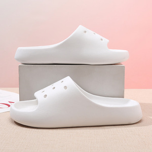Pantuflas de EVA para Mujer Guru, Suela Gruesa Antideslizante, Punta Redonda, Tallas 35-40, Color Blanco, Rosa, Verde Claro, Amarillo, para Usar en Casa en Verano - Product Image 2