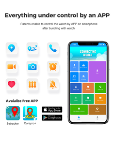 Reloj Inteligente para Niños con Videollamadas 4G Ultraclaras, Gel de Sílice Cuadrado, Tarjeta SIM, Resistente al Agua, <span class=keywords><strong>Chat</strong></span> de Voz, Cámara, Alarma - Product Image 5