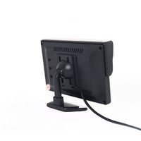 Monitor de Coche DC9V-36V, Pantalla HD de Marcha Atrás, Pantalla LCD TFT de 4,3 Pulgadas, Relación de Aspecto 16:9, Pantalla a Color, 2 Entradas de Video, Monitor de Escritorio
