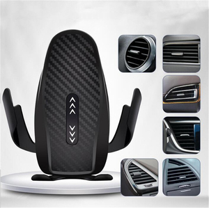 Soporte de Teléfono Móvil para Coche con Ventilación de Aire Acondicionado de <span class=keywords><strong>Fibra</strong></span> de Carbono, Soporte <span class=keywords><strong>Fijo</strong></span> Estable con Sensor de Gravedad <span class=keywords><strong>y</strong></span> Agarre Automático - Product Image 1