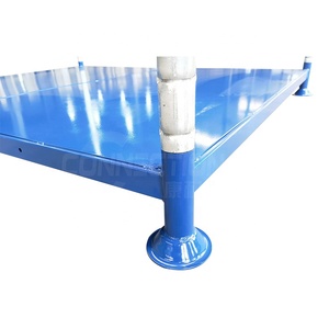 Estante para bolsas grandes con revestimiento en polvo estable para almacén, estante apilable para almacenamiento de carga, estante para palés, estante logístico para transporte, estante para montacargas - Product Image 4