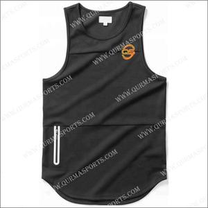 Débardeurs d'haltérophilie Stringer pour hommes tissage tricoté grande taille caractéristique respirante - Product Image 1