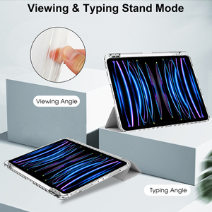 Funda para tableta inteligente con soporte abatible a prueba de golpes anticaída para <span class=keywords><strong>Ipad</strong></span> <span class=keywords><strong>Pro</strong></span> 12,9 pulgadas 3ª/4ª/5ª/6ª generación 2018/2020/2021/2022 - Product Image 3