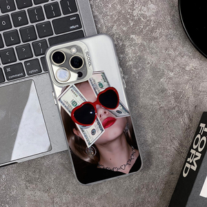 Funda para Teléfono con Diseño de Chica de Moda y Dinero para <span class=keywords><strong>iPhone</strong></span> 17 16 15 14 13 12 11 Pro Max Plus 7 8 X XS <span class=keywords><strong>XR</strong></span>, Cubierta de Riqueza Súbita - Product Image 5