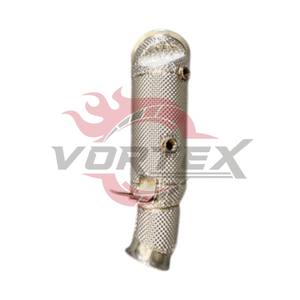 Tubo de Escape de Alto Flujo de Acero Inoxidable Vortex para BMW M135i M235i 335i 435i M2 2.0T 3.0T 2019-2025 con Protector Térmico Sin Advertencia de Luz de Avería (CEL) - Product Image 1