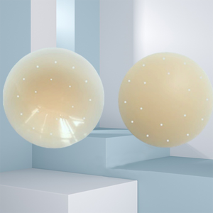 Pezón de silicona súper pegajoso acolchado diseño perforado cubierta de pezón de silicona sin adhesivo agujero transpirable accesorios íntimos - Product Image 1