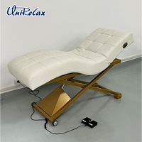 Table de massage moderne de haute qualité, lit de spa cosmétique électrique à 1 moteur, fauteuil facial, lit de beauté pour salon