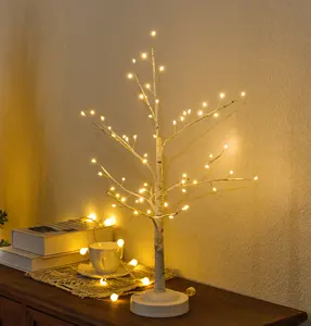 Árbol de hadas de Navidad, lámpara LED con batería y USB, 108LED