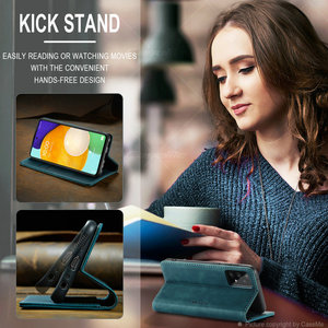 Étui de téléphone <span class=keywords><strong>Samsung</strong></span> en cuir antidérapant, étui en cuir à rabat de marque d'origine, pour A53, A33, A73, A83, 5G - Product Image 4