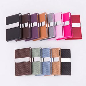 Estuche de Negocios de Cuero PU con Bloqueo RFID, Tarjetero Metálico Delgado, Regalos Promocionales Personalizados - Product Image 5