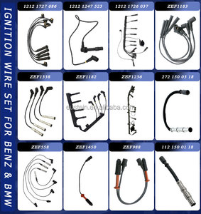 ZEF610 ZEF611 ZE719 ZE757 Jeu de fils d'allumage de bougie d'allumage haute Performance pour <span class=keywords><strong>BMW</strong></span> E28 E30 E34 E36 - Product Image 2