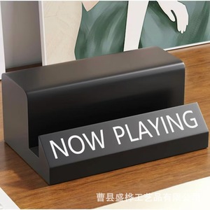 ชั้นวางซีดีแบบตั้งโต๊ะไม้ ดีไซน์เรียบง่าย สำหรับใช้ในบ้านและสำนักงาน - Product Image 1