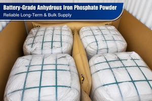 Poudre de phosphate de fer(III) anhydre de qualité batterie, de haute pureté, précurseur pour la cathode de phosphate de fer et de lithium - Product Image 4