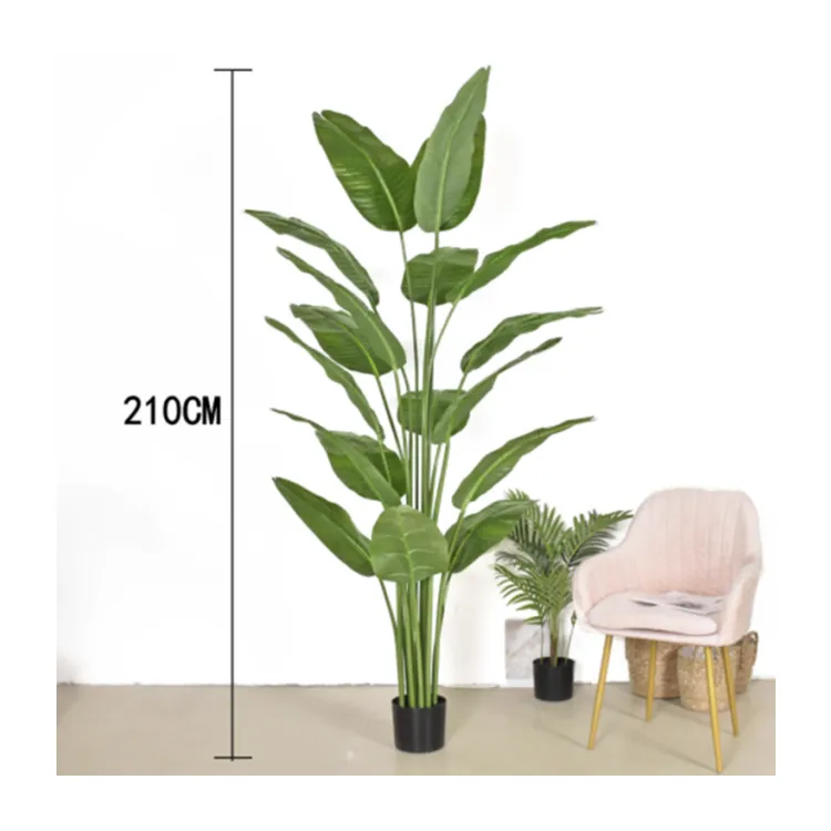 Cheap Model Trees Plastic Pots Indoor Plants Artificial Green Potted Faux Plant With Wholesale Price