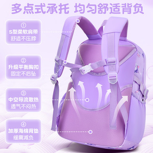<b>Student</b> <b>Backpack</b> 15 Inches Lightweight Breathable Waterproof For Girls School Education - Product Image 2