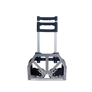 Chariot à main/chariot en aluminium personnalisable OEM Chariot d'entrepôt pliable d'une capacité de 176 lb avec poignée réglable Outils de rangement - Product Image 3