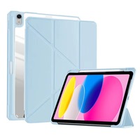 Protection d'écran transparente anti-rayures pour tablette Xiaomi Pad 5 avec support pliable et rangement pour stylet