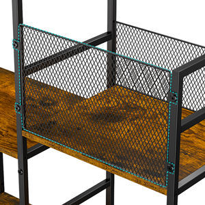 Soporte para <span class=keywords><strong>Tocadiscos</strong></span> de Vinilo de Cuatro Niveles, Metálico, Impermeable, Almacena Más de 300 Álbumes, Mueble de Almacenamiento para Sala de Estar - Product Image 3