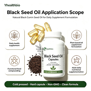 Cápsulas de Aceite de Semilla Negra a Granel de Fábrica, Cápsulas Vegetarianas HPMC <span class=keywords><strong>y</strong></span> de Gelatina Opcionales, Productos a Granel <span class=keywords><strong>y</strong></span> Embotellados Disponibles - Product Image 2