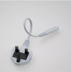 İngiltere standart 3 PIN 2 çekirdek güç kablosu güç kablosu onayı UKCA ASTA SASO GCC BS1363A kadın son C7 İngiltere uzatma kablosu - Product Image 3
