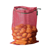 Sacs en filet tissé PP pour l'emballage agricole des légumes (oignons, pommes de terre, carottes) – Sacs en filet imprimés sur mesure – Prix direct usine