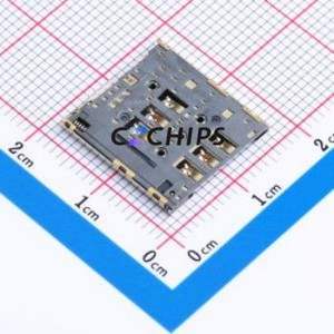 SMC-231-ARP7 SIM Card Connector SMD Connector Self-Return Type Micro SIM Card Card Holder With Card Detection - Product Image 2