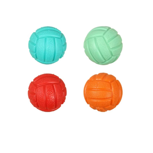 Jouet à mâcher pour chien haut de gamme en TPR, style sportif, couleur unie, fonctionnement manuel, nettoyage des dents - Product Image 1