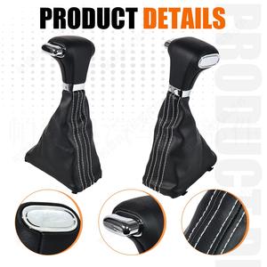 Poignée de levier de vitesses de voiture Volkswagen 3C1713203B en cuir ergonomique pour transmission automatique - Product Image 5