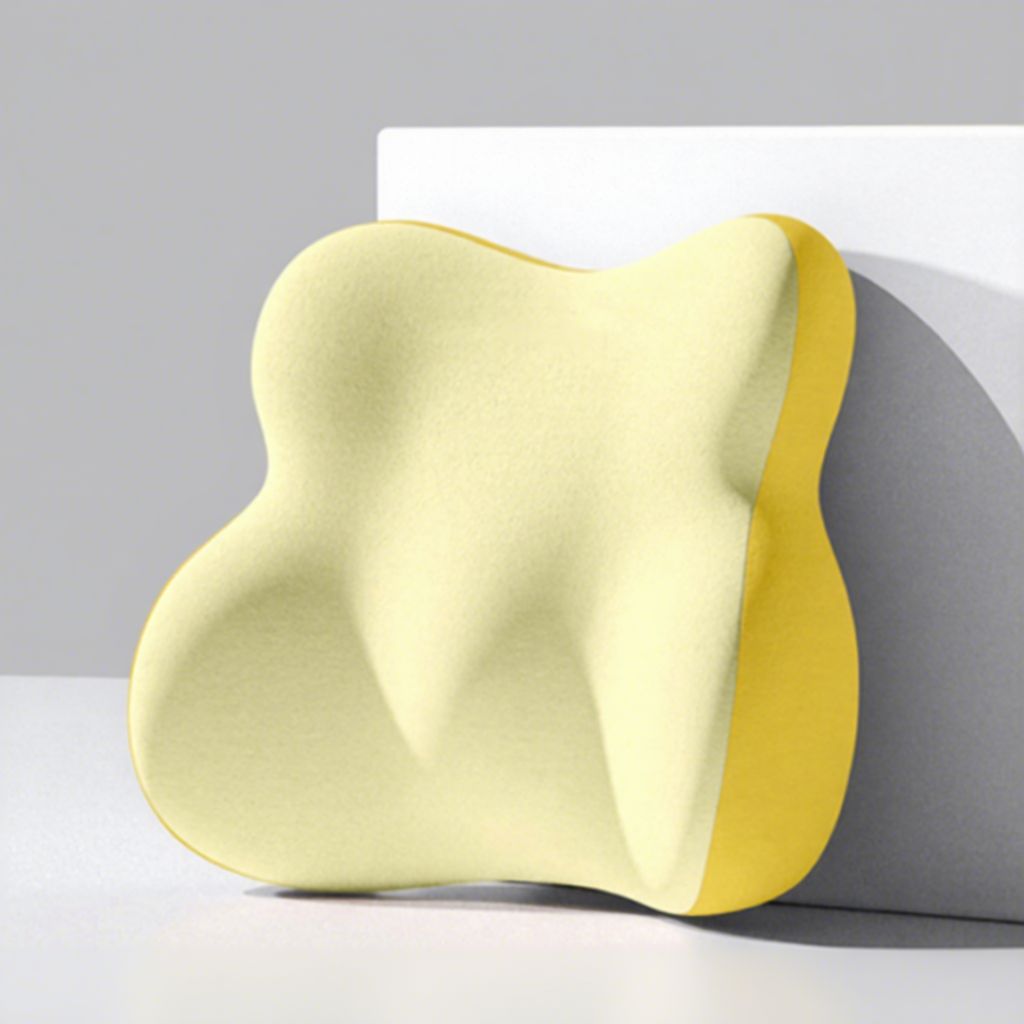 Petit support de taille potelé-jaune clair