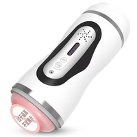 Godet de masturbation automatique vibrant et interactif pour homme, avec fonctions sensorielles et sonores, produit sexuel pour adultes