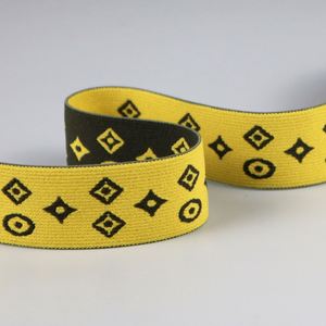 Good Price Polyester Webbing Tape Support Customized Logo Jacquard <b>Elastic</b> for Garment Accessories Waist Band Underwear - Product Image 4