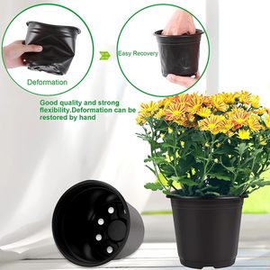 Vasi in Plastica Neri da 4 e 6 Pollici <span class=keywords><strong>per</strong></span> Semina e Fiori, Vendita all'Ingrosso <span class=keywords><strong>per</strong></span> Giardinaggio - Product Image 5
