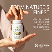 Complément Herbal 100% Naturel Personnalisable Anti-Chute de Cheveux, Le Plus Puissant pour la Croissance Capillaire, Équilibre le Sébum et Débouche les Follicules