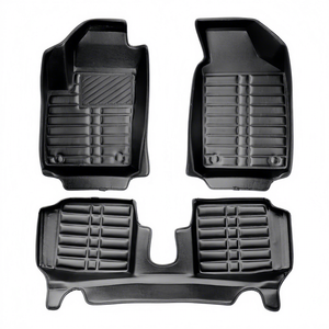 BORNSELLER <span class=keywords><strong>Tappetini</strong></span> Auto in Pelle Ecologica di Lusso Set Completo per <span class=keywords><strong>Suzuki</strong></span> Jimmy Opel Corsa Colore Beige Spessore 7-9mm Garanzia 3 Anni - Product Image 1