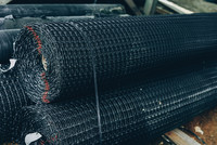 Panneau de mur de soutènement en géogrille plastique biaxiale, produit de géogrille et de sol