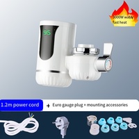 Maisons préfabriquées robinet chauffe-eau 3S robinet de chauffage rapide sans réservoir instantané robinets de cuisine électriques avec affichage numérique LED