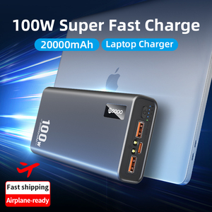 Produits les plus vendus <span class=keywords><strong>2023</strong></span> Chargeur <span class=keywords><strong>portable</strong></span> à charge rapide Rohs Mobile 30000mah Pd Powerbank 20000mah 100w Power Bank pour ordinateur <span class=keywords><strong>portable</strong></span> - Product Image 3